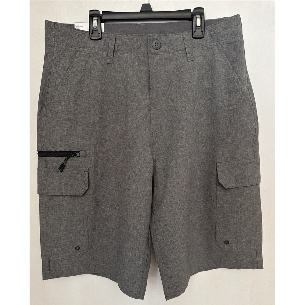 Iron Co. Stretch Hybrid Cargo Short - GREY Color SIZE 32 - NEW WITH TAG